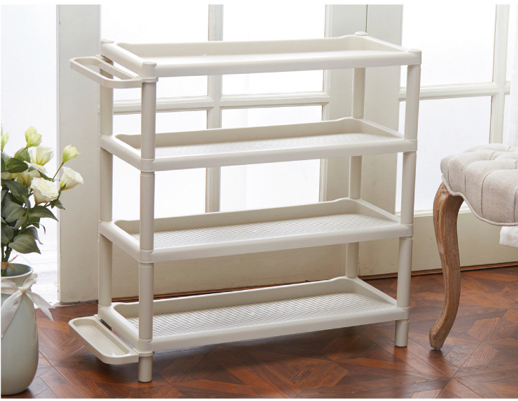 Giày nhiều lớp đơn giản kệ chống bụi hộ gia đình cửa nhựa lắp ráp hiện đại tối giản phòng khách dép đi trong phòng tắm - Kệ mẫu kệ gỗ đẹp