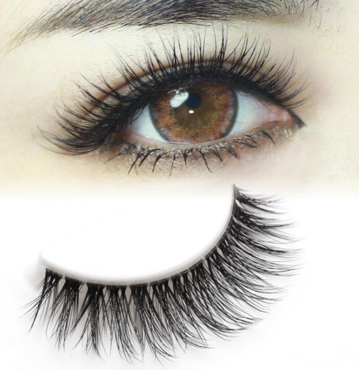 Simulation 3D stereo false eyelash 980 nature realistic and dense, thick and soft stalk T10 clean no glue three pairs of clothes