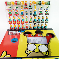 Simpson Chess Limited Edition High-end Western Chess Simpson Perimeter Puzzle Childrens Toys