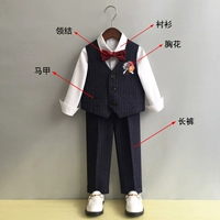 Комплект, рубашка, жилет, штаны, галстук-бабочка на лацкан, 3 предмета