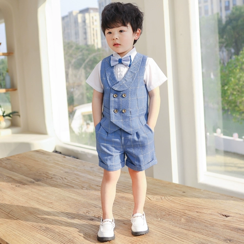 Костюм мальчика цветочника, летний детский классический костюм, детское платье, подарок на день рождения, в британском стиле