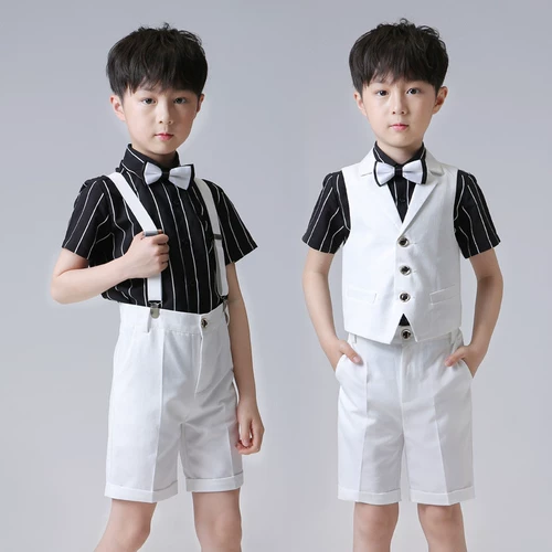 Костюм мальчика цветочника, классический костюм, детское платье для мальчиков, благородный крой, детский подиумный костюм