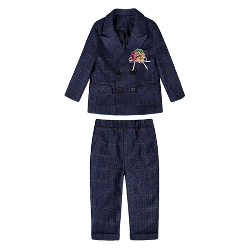 Костюм мальчика цветочника, зимний комплект, детское платье девочки цветочницы, 3 предмета, подарок на день рождения