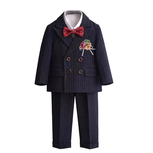 Костюм мальчика цветочника, осенний демисезонный классический костюм, детское платье, подарок на день рождения