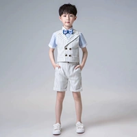 Рубашка, жилет, шорты, галстук-бабочка, подтяжки