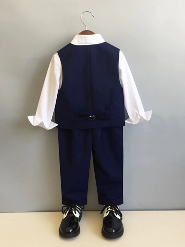 Костюм мальчика цветочника, осенний классический костюм, детское платье девочки цветочницы, наряд на выход