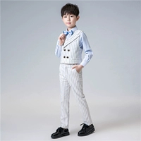 Рубашка, жилет, штаны, галстук-бабочка, подтяжки