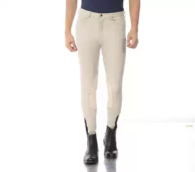 Equestrian breeches men's Knight pants training competition equipment set supplies Four Seasons half silicone horse riding clothing