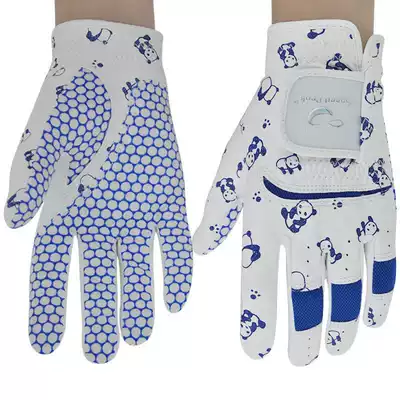 Silicone non-slip Knight gloves equestrian gloves horse riding training competition children wear-resistant female riding equipment supplies