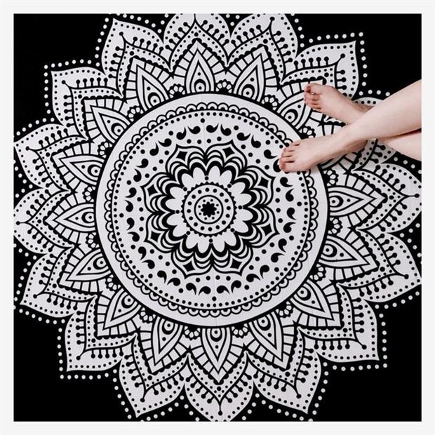 Cho thuê nhà sáng tạo đầu giường sắp xếp nền tường treo vải cá tính phòng tường yoga hip hop tấm thảm cô gái - Tapestry thảm treo tường decor