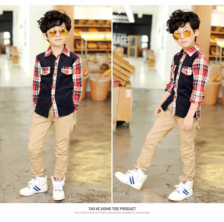 Chemise garcon à manche longue - Ref 2075379 Image 37