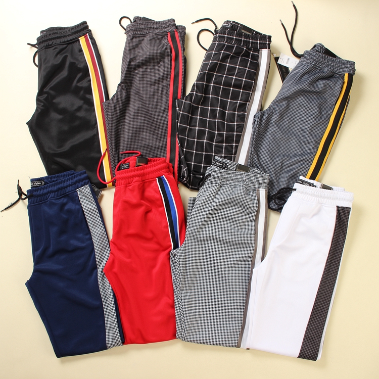 Foreign trade Export USA Original single K142 tightness waist casual Straight barrel Sports pants Long pants men's clothing big size