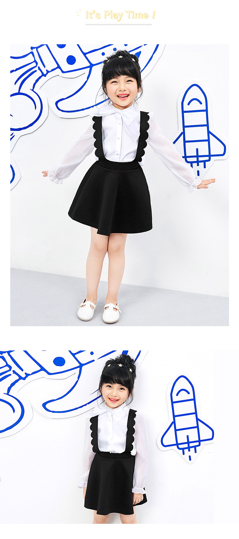 Jupe pour fille EPTISON en mélange - Ref 2049782 Image 21