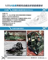 Xinfeng-Sanjiang model 650 class amphibious wind boat self-assembled ship mold kit