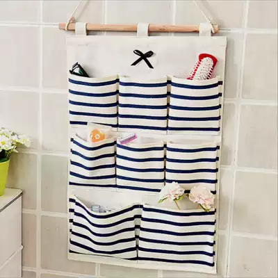 Sundry pocket Wall Wall Wall single storage hanging pocket hanging bag hanging wall dormitory behind the door