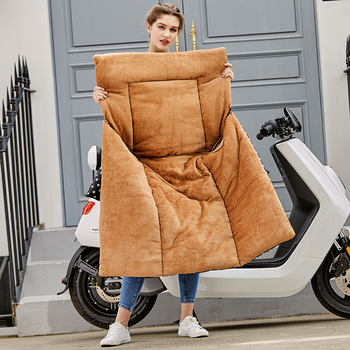 Extra thick velvet waterproof winter motorcycle windproof