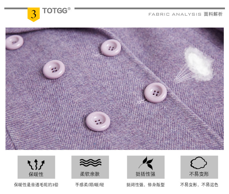 TOTGG2018 mới mùa thu Albaka coat nữ phần dài đôi phải đối mặt với cashmere alpaca áo len chống mùa áo khoác vest nữ