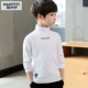 Quần áo trẻ em bé trai cổ cao nửa cổ áo sơ mi cộng với nhung trẻ em cotton mùa thu áo thun dài tay ấm áp trong mùa đông trẻ lớn