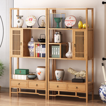 Bogu shelf multi-treasure cabinet New Chinese antique furniture tea display of display case living-room partition bookcase shelving shelf