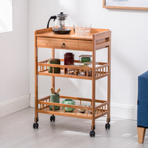 Movable sofa corner a few small coffee table Tea rack Tea table Bedroom wheeled cart Beauty bathroom storage rack