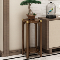 Minimalist light and luxurious living room sofa side cabinet corner a few small tea table sides a few accommodating Chinese set items shelf small round table