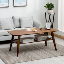 Coffee table Simple living room small apartment furniture Nordic modern Chinese tea solid wood small coffee table Economical side tables