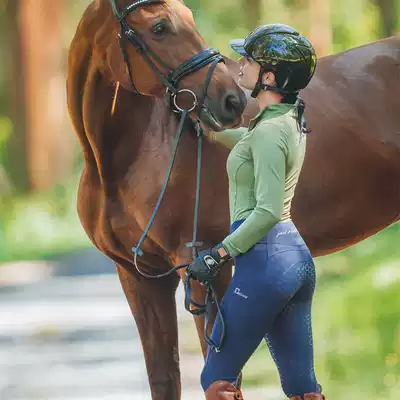 Silicone equestrian pants women Summer thin comfortable Breathable High-play riding pants Knight clothing full rubber equestrian breeches