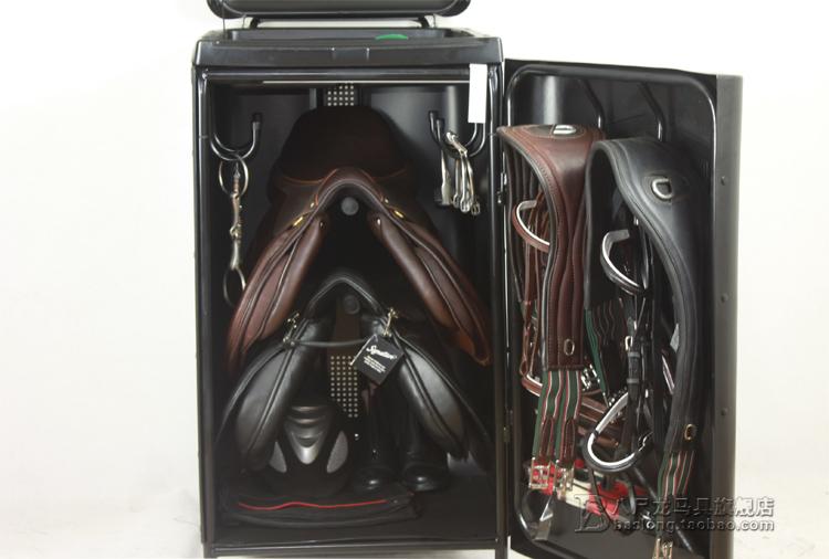 Saddle box mobile equestrian supplies storage luggage harness equipment box saddle box equestrian accessories capacity waterproof