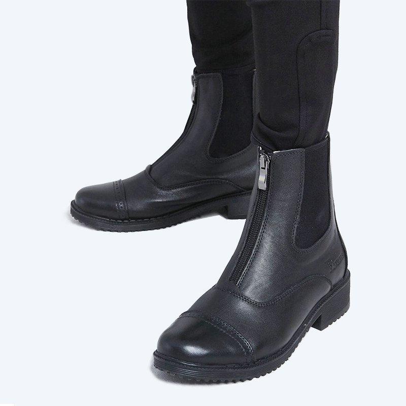 Eight-foot dragon children's riding boots cowhide equestrian boots children's equestrian boots non-slip knight boots children's single shoes riding boots