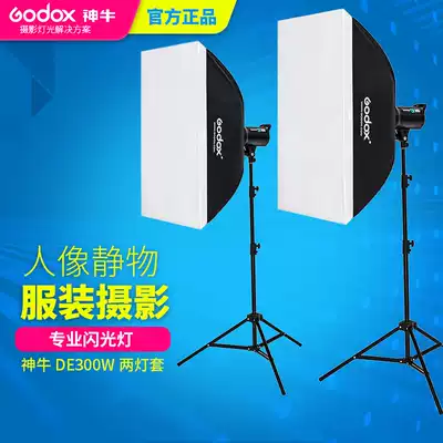 Shen Niu Photography light set DE300W Studio flash Studio soft light box Photography equipment Portrait clothing