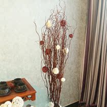 Dried branch decoration new flower dried branch living room floor partition window Dry Branch porch Dragon Willow dried flower