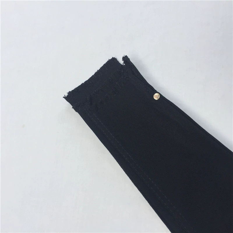Baixing 2018 Mùa xuân và mùa thu Quần mới Bàn chân Tách chân Quần màu đen Mặc quần legging Quần dài cho nữ quần áo tập gym nữ