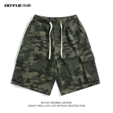 Камуфляжная джинсовая юбка, летние шорты, трендовые штаны, в американском стиле, свободный прямой крой