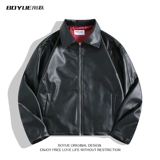 Полиуретановая красная трендовая модная куртка, в американском стиле