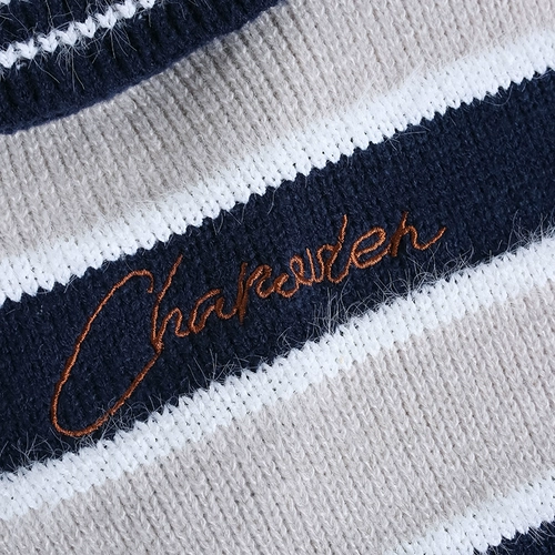 Трикотажный свитер, дизайнерская футболка подходит для мужчин и женщин, с вышивкой, тренд сезона