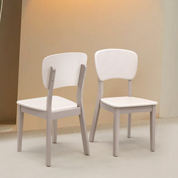 Solid Wood Dining Chair For Home 2025 New arrival Chair Accessible Luxury Fancy Modern Minimalist Restaurant Chair Backrest Chair