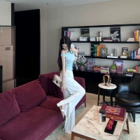 Летние дизайнерские длинные штаны, длина макси