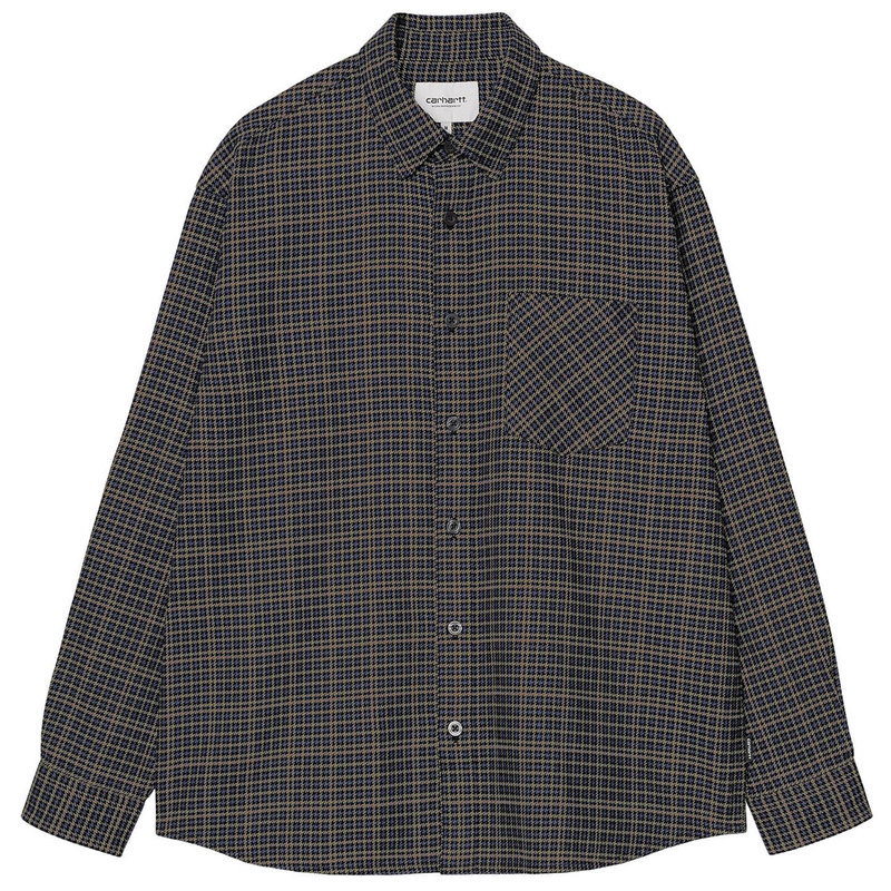Carhartt Wip Carhartt Pocket Plaid Long Sleeve Shirt 26Fw Autumn/Winter Loose Fit Unisex Trend 037134R