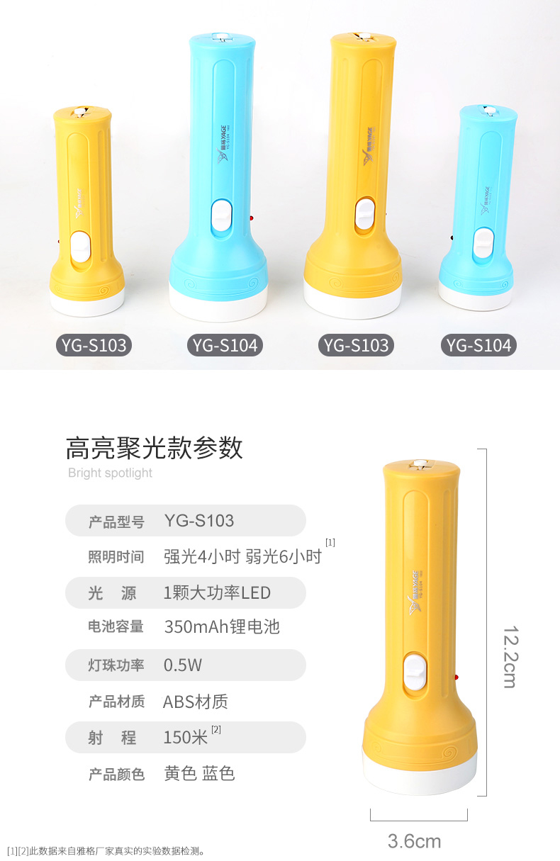 Yage led đèn pin chói sạc tầm xa ngoài trời cưỡi mini home khẩn cấp chiếu sáng đèn pin nhỏ đèn pin sofirn sf84