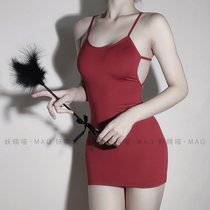 Fairy Meow: beautiful back nightclub sexy backless hip hip sling dress can be bottomed daily wear beauty
