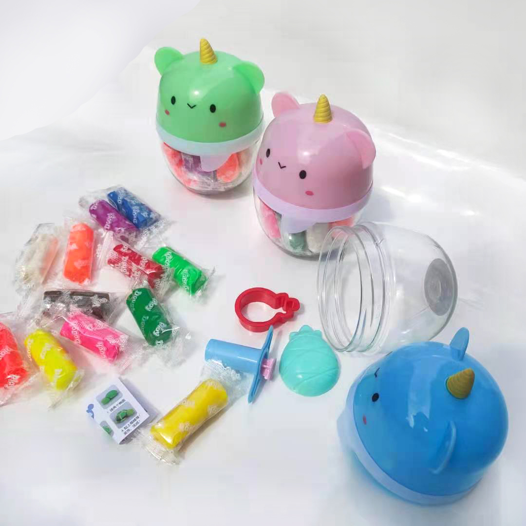 12 Color Crystal Color Clay Clay Clay Soil Pinched Clay Children Puzzle Clay Hand