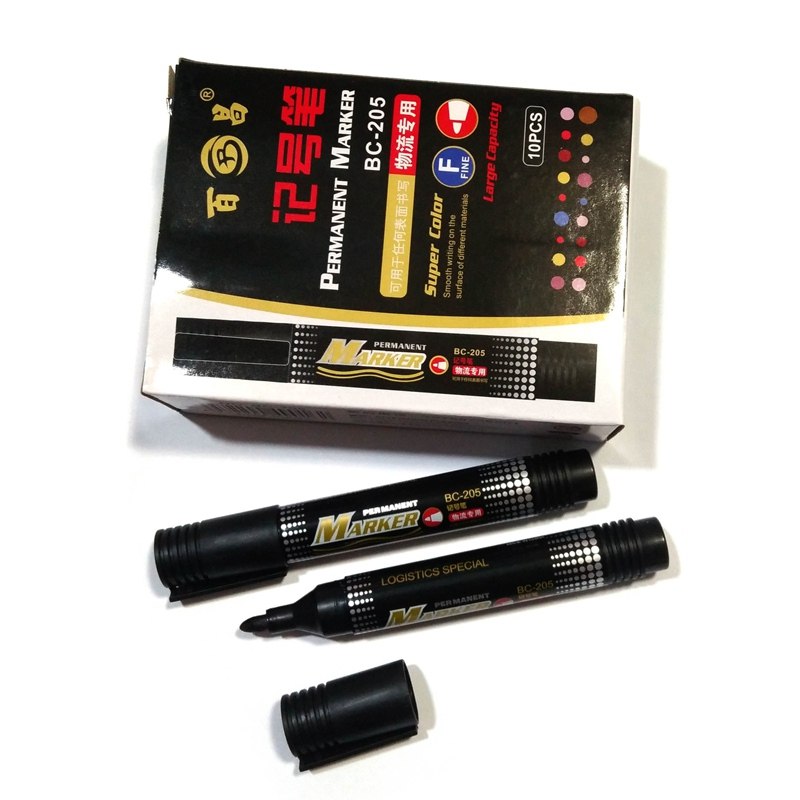 100 Cheong 205 Logistic Special Debit pen oily large capacity bizarre pen not to drop color coarse head paintbrush oily hook line