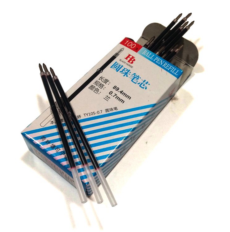 Sky Arrogance TY-105 Ballpoint Pen Refill of Core Tianjiao Pen Refill of the pen refill per box 100 load-Taobao