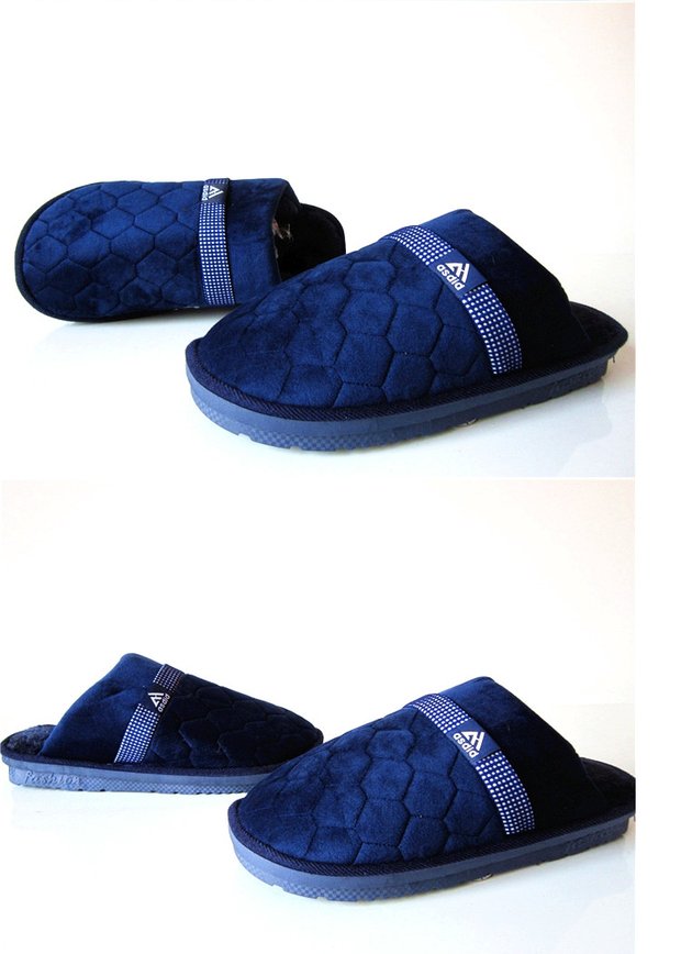 Túi nam mùa đông có dép bông thêm mã lớn cộng với giày cotton nhà to béo ấm đáy dày 45 46 47 48 yard dép rọ gucci