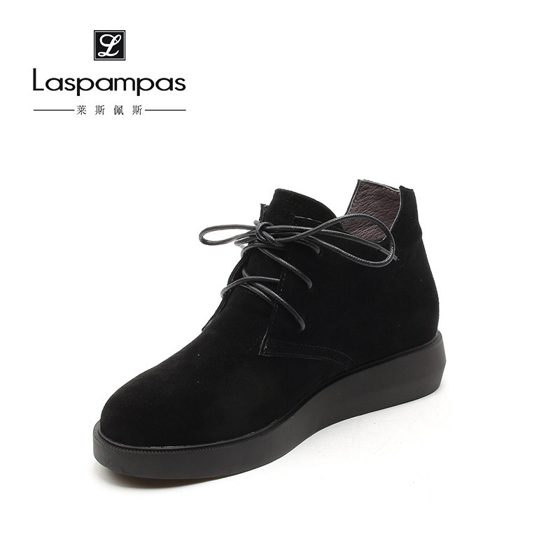 Laspampas Lespeis counter new flat leather nubuck leather Martin boots