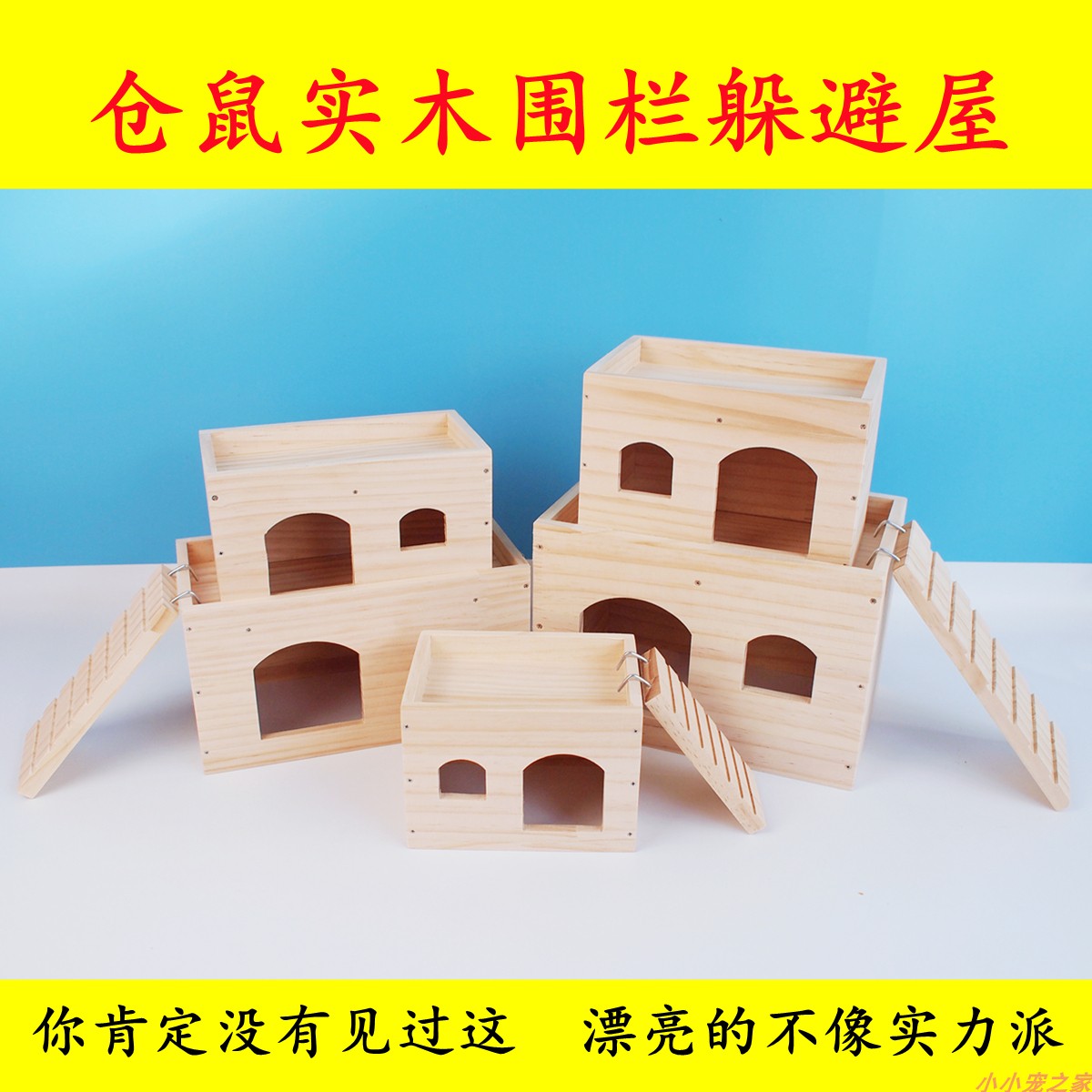 Hardens avoid household of gold bear squirrel nest Holland pig and mouse cabin hedgehog small house ruddin chicken solid wood