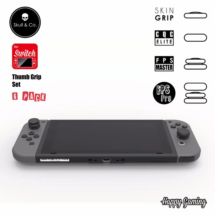 Skull & Co. Nintendo Switch rocker nắp NS bảo vệ nắp rocker Kết hợp bộ đồ nâng cao xếp chồng - Cần điều khiển tay cầm chơi game cho điện thoại