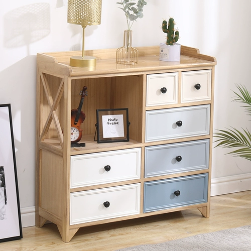 Северная сплошная древесина интегрированная шкаф для еды, шкаф гостиной