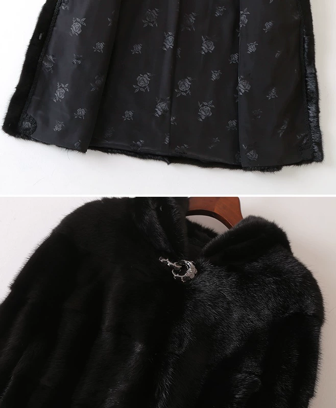 Áo khoác lông chồn dài mùa xuân năm 2018 - Faux Fur