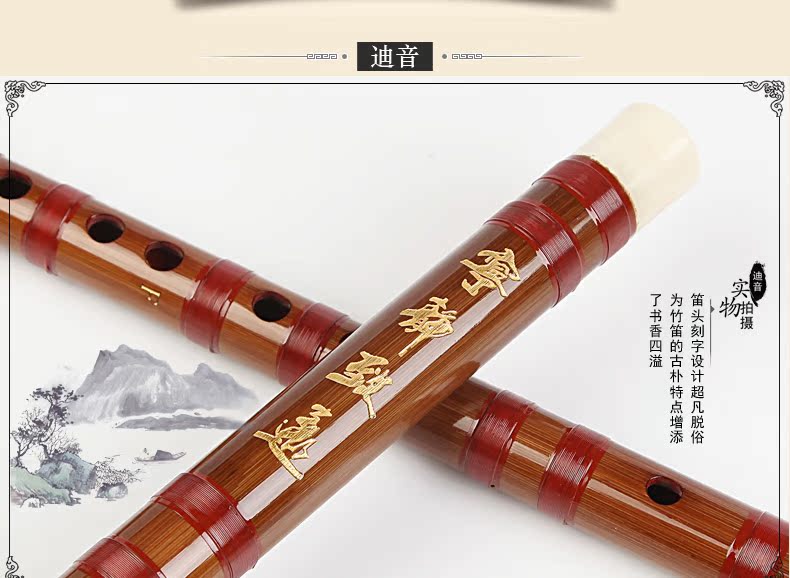 Đặc biệt chơi sáo tre đắng chuyên nghiệp Một sáo trúc sáo cụ - Nhạc cụ dân tộc mua đàn cổ cầm